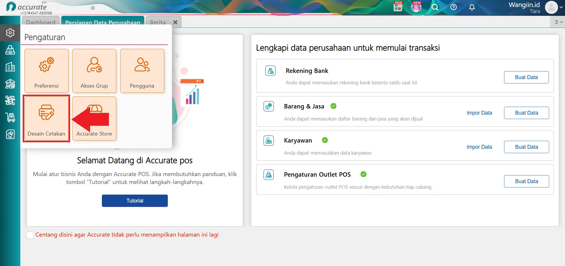 ubah tampilan invoice dan dokumen transaksi